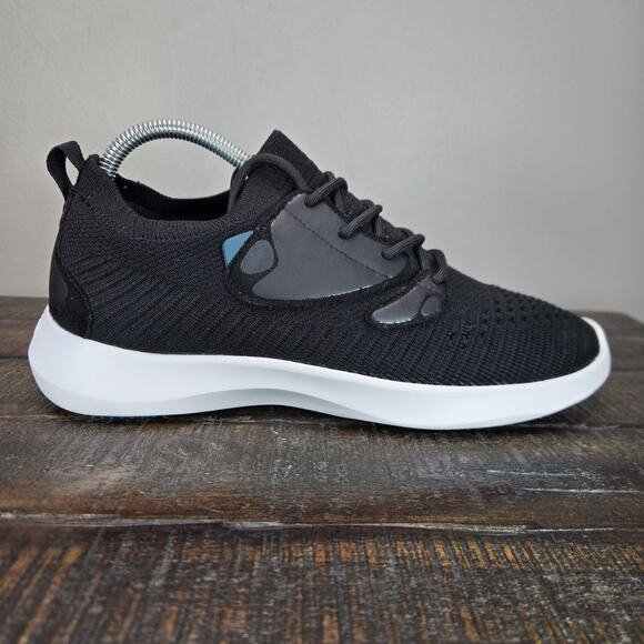 Vessi Everyday Move Mens Size 7 Waterproof Shoes Sneakers Onyx Black White main image 9